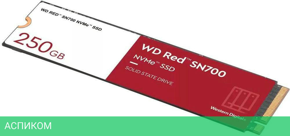 SSD диск WD 2280 250GB (WDS250G1R0C)