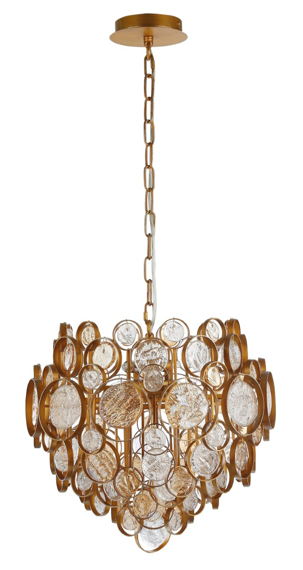 Светильник подвесной Crystal Lux DESEO SP6 D460 GOLD