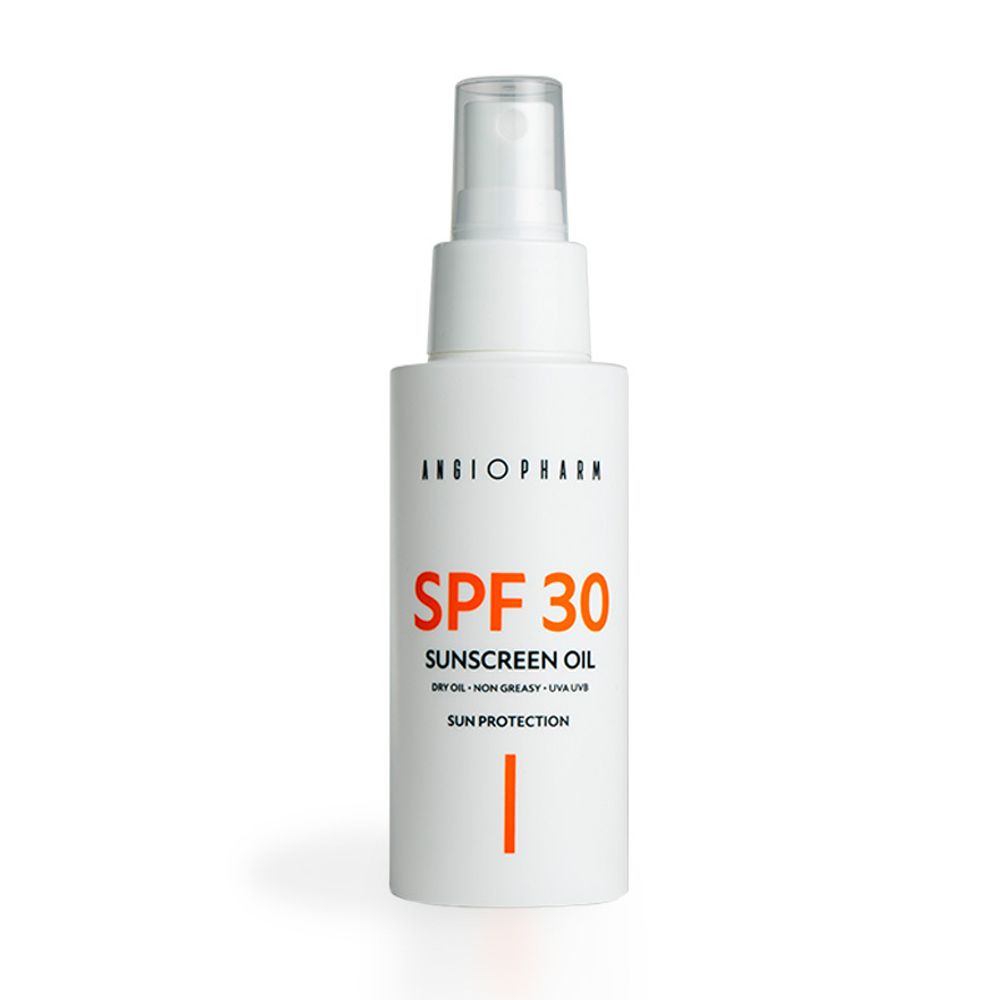 ANGIOPHARM Sunscreen oil SPF 30 - Солнцезащитное масло, 100 мл