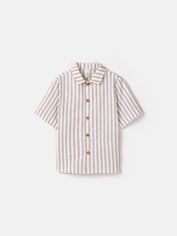 Рубашка хлопковая оверсайз 