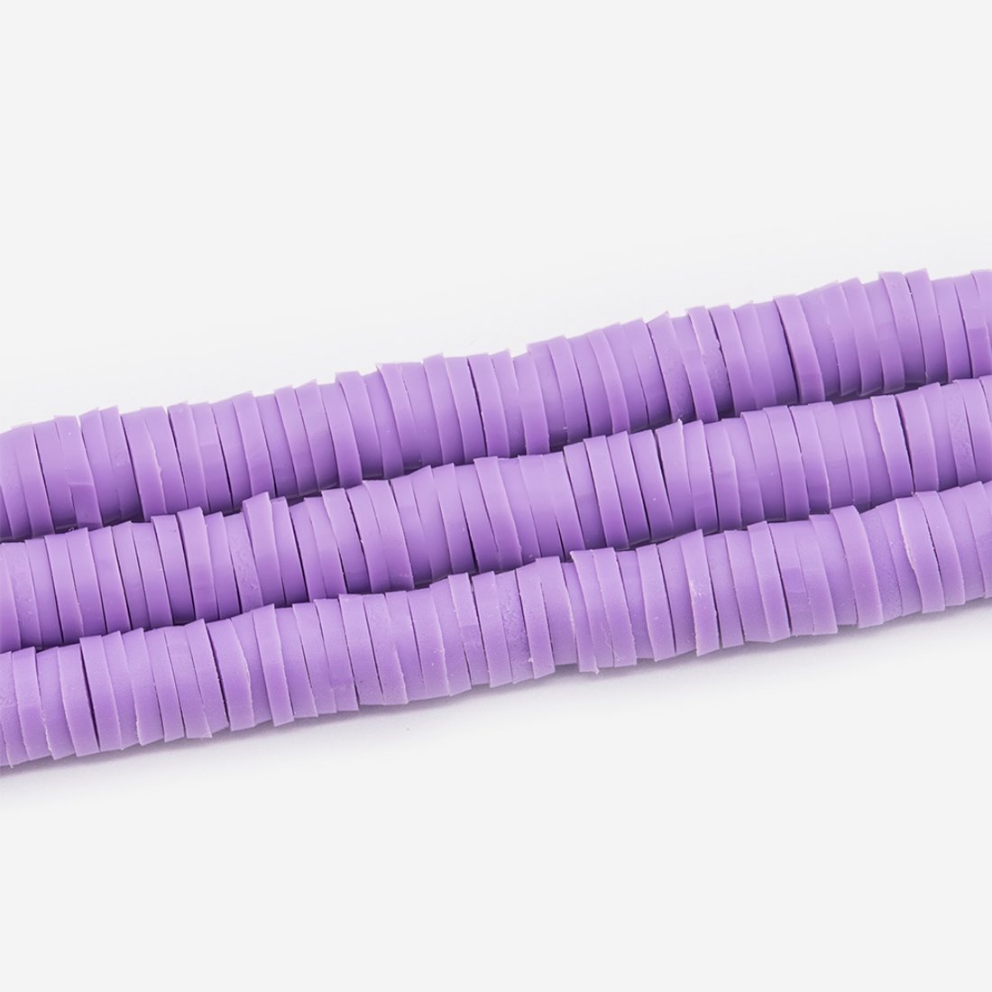 Бусины хеши, каучук, оттенок "Прованс"