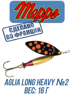 Блесна для рыбалки вращающаяся Mepps AGLIA LONG HEAVY