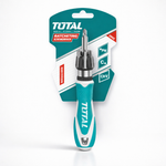 Отвёртка трещёточная с битами 8 шт ТОТАL