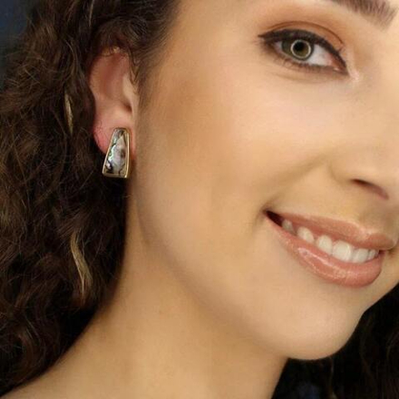 Серьги Possebon Abalone A9044.14 G