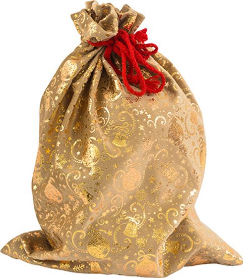 Мешок Золотой (бархатный) (текстиль) – Премиум 2500 г.
