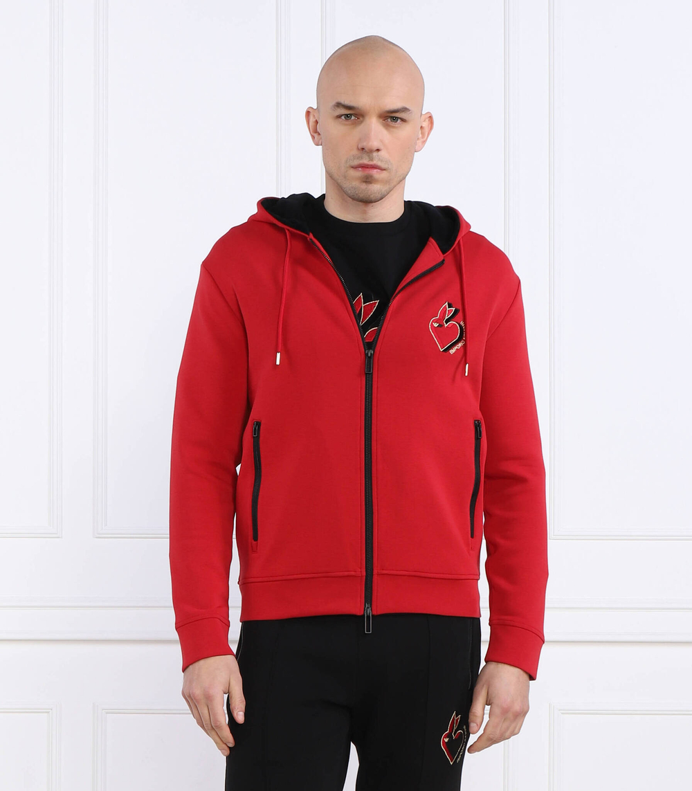 Худи Emporio Armani - красный(3R1MBK 1JHSZ)