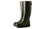 HUNTER Thermal Waterproof Abrasion Resistant Cushioning Rain Boots Men"s Dark Green