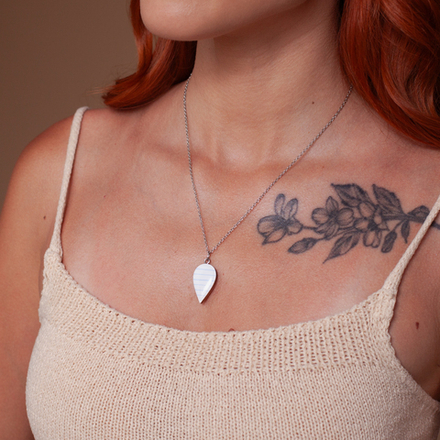 Кулон - Капля Роспись - Жёлтый