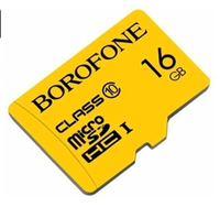 Карта памяти Borofone 16Gb Micro SDHC Card Class 10