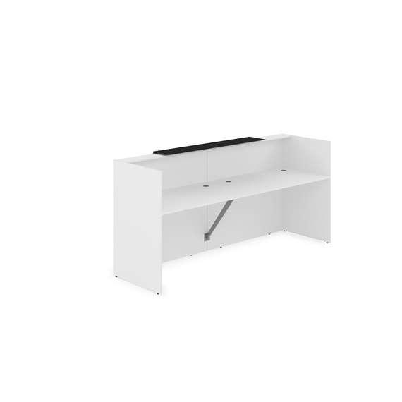 1КР-КЛ.001 Комплект Ресепшн с фартуком HPL (2432*750*1149) (без подсветки)