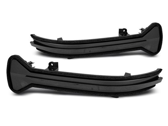 Повторители указателей поворота в зеркала для BMW 5 G30 /G31 (17-...) / 7 G11 / G12 (15-19) LED динамические темные