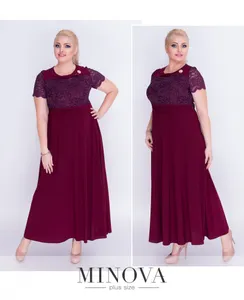 Платье 00269-бордо Minova