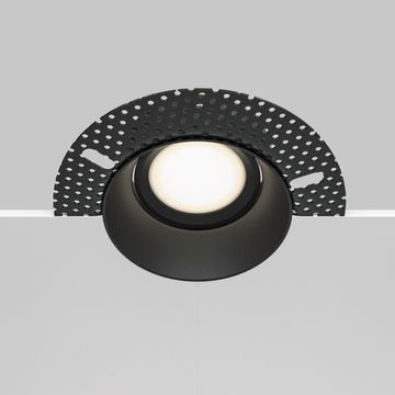 Встраиваемый точечный светильник 1*GU10 DL042-01B черный Dot Maytoni