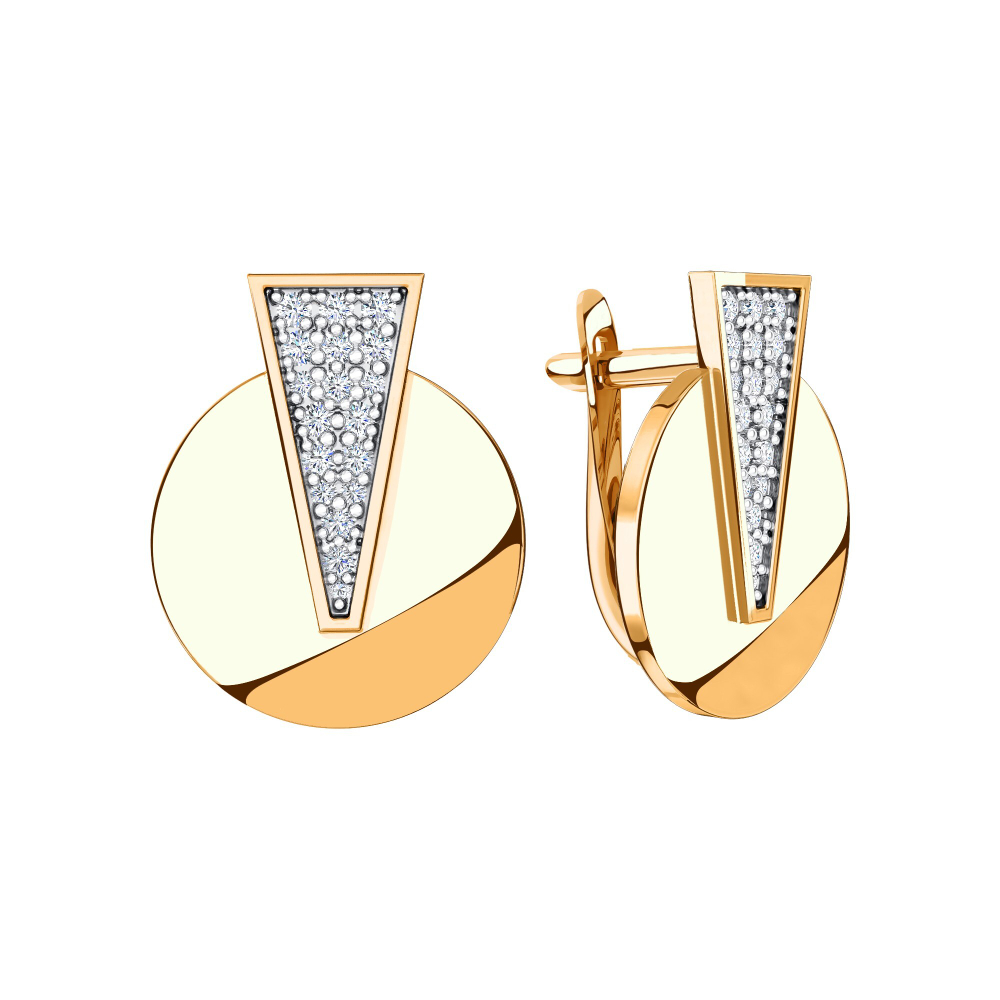 Серьги из золота 585 пробы