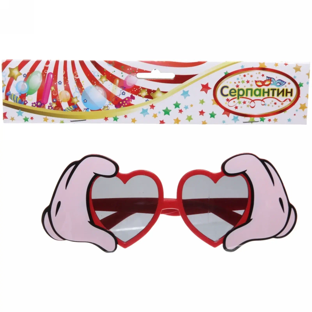 Очки карнавальные «Влюбленность», в ассортименте