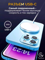 Зарядка MagSafe для iPhone, разъем USB-C (белый)