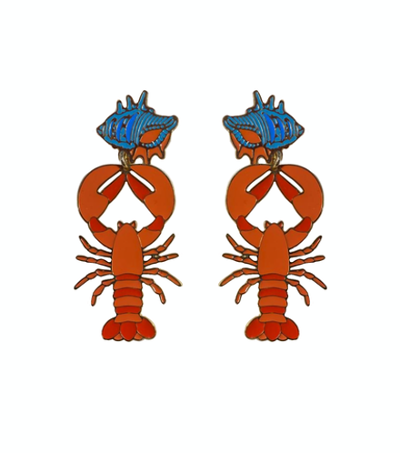 Серьги Лобстер
