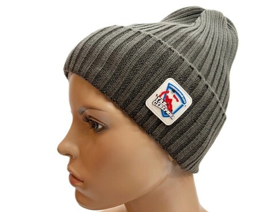 Шапка Клубная вязаная хлопок (хаки)