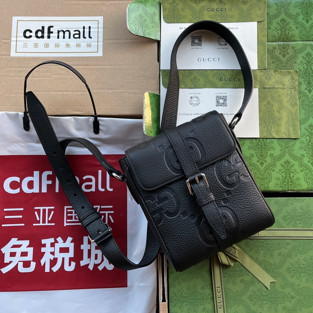Gucci Jumbo GG Messenger Bag 18 cm