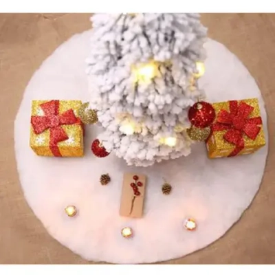 Коврик под ёлку «Снежный сад» 60 см