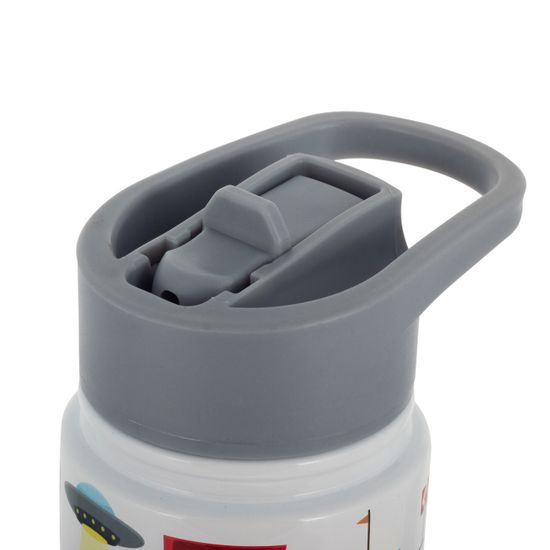 Термобутылка детская 480 мл. с трубочкой Kamille KM 2162 с 3D принтом