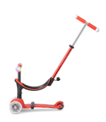 Самокат Micro Mini2Grow Deluxe Magic LED красный