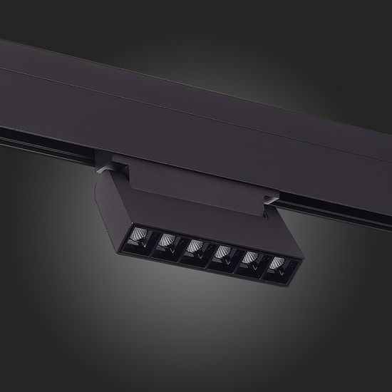 ST364.446.06 Магнитный трековый светильник Черный LED 1*6W 4000K 532Lm Ra>80 36° IP20 L120xW22xH108 SKYLINE 48