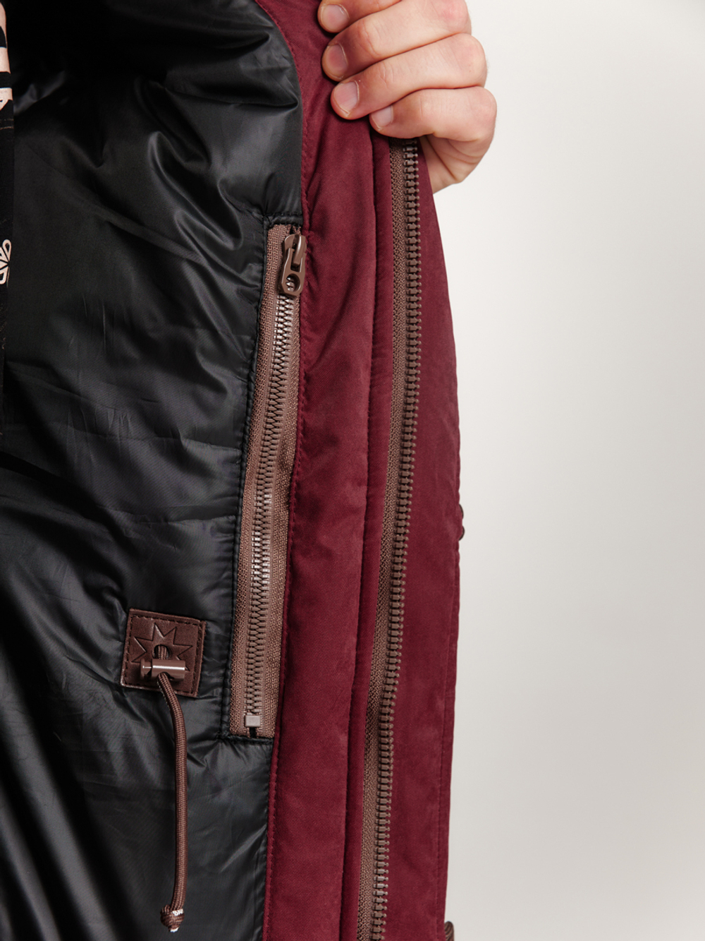 Куртка-Парка Варгградъ мужская бордо "Русколань"