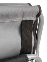 Кресло раскладное Nisus, 200 кг, поворотная спинка, серый/красный/черный (T-N-DC-07-PS-GRD)