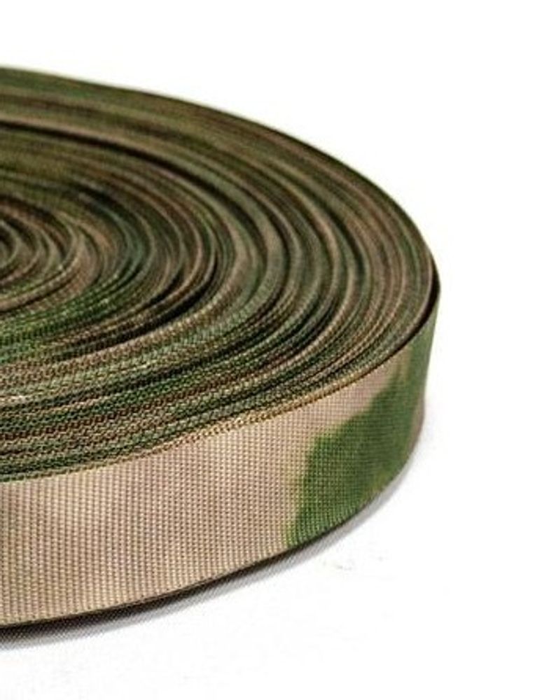 Лента окантовочная (стропа) 7,5 гр/м, ш. 22 мм, мох