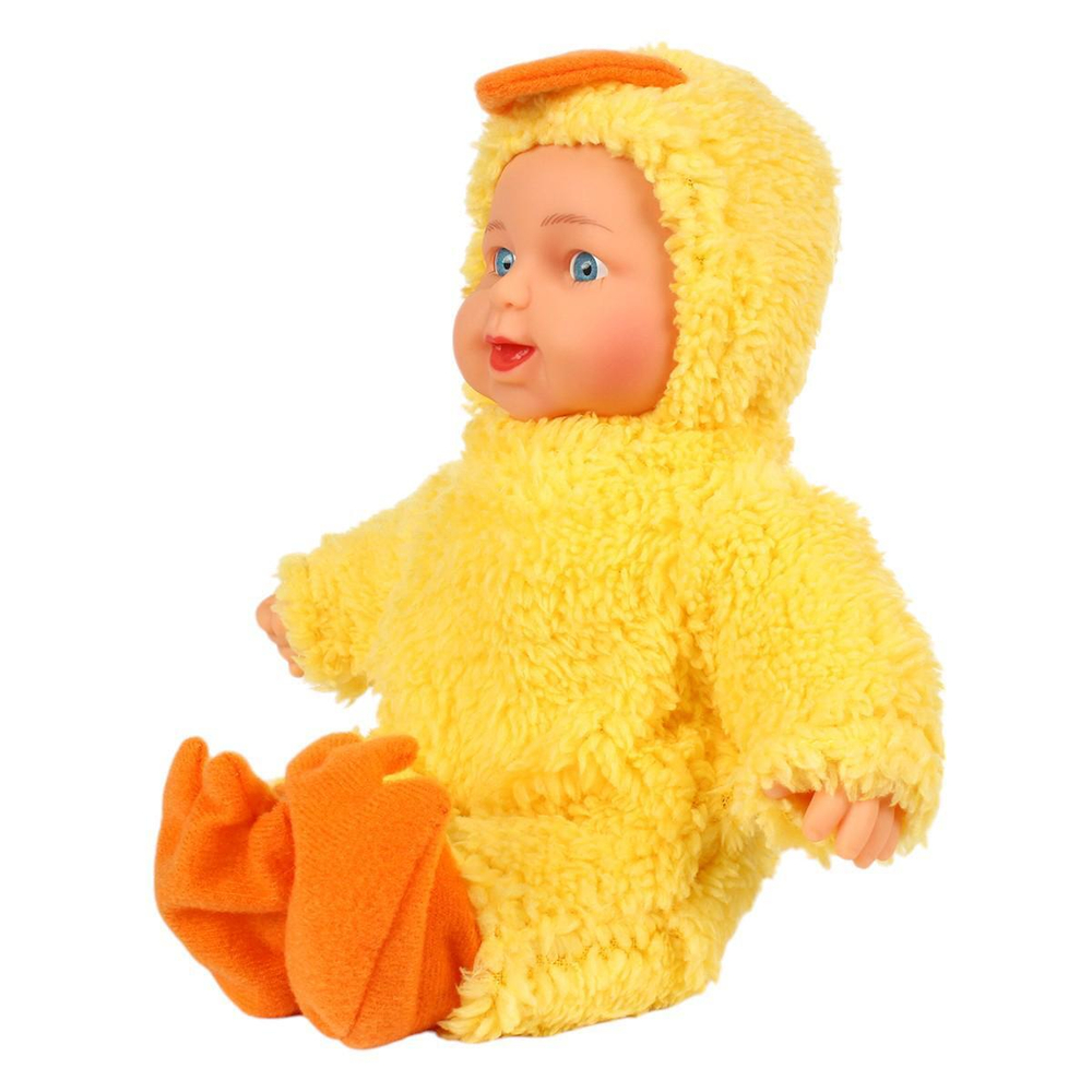 Пупс озвученный ЮЛЯША 25СМ, В КОСТЮМЕ УТЕНКА, ПЕСНЯ И 3 СТИХА А. БАРТО В КОР. HDL1469-2-RU (Карапуз)