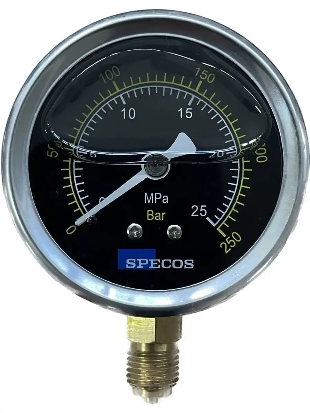 Глицериновый манометр SPECOS 25MPa, 250Bar
