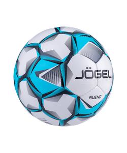 Мяч футбольный Nueno №5, белый/голубой/черный