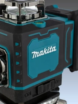 Лазерный уровень, строительный, аккумуляторный нивелир 360 мини 4d, 16 зеленых лучей, 2 аккумулятора