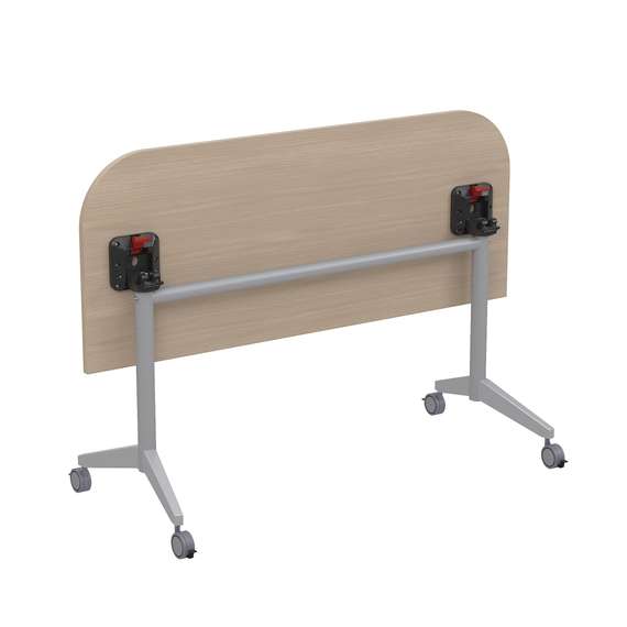 8ФСРР.102-S Складной радиусный стол-трансформер Simple с фиксаторами (1450*600*750)