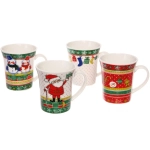 Кружка керамическая 360мл «Праздник», микс рисунков