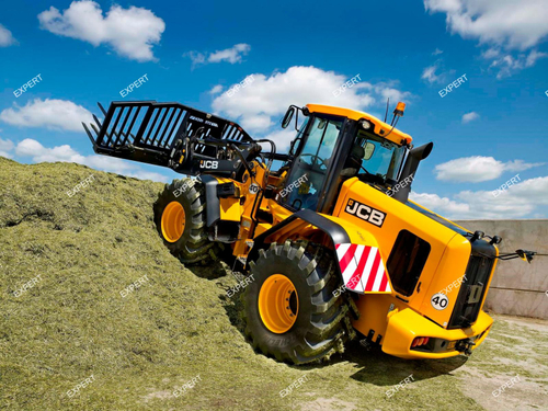 Вилы силосные на Экскаватор-погрузчик John Deere