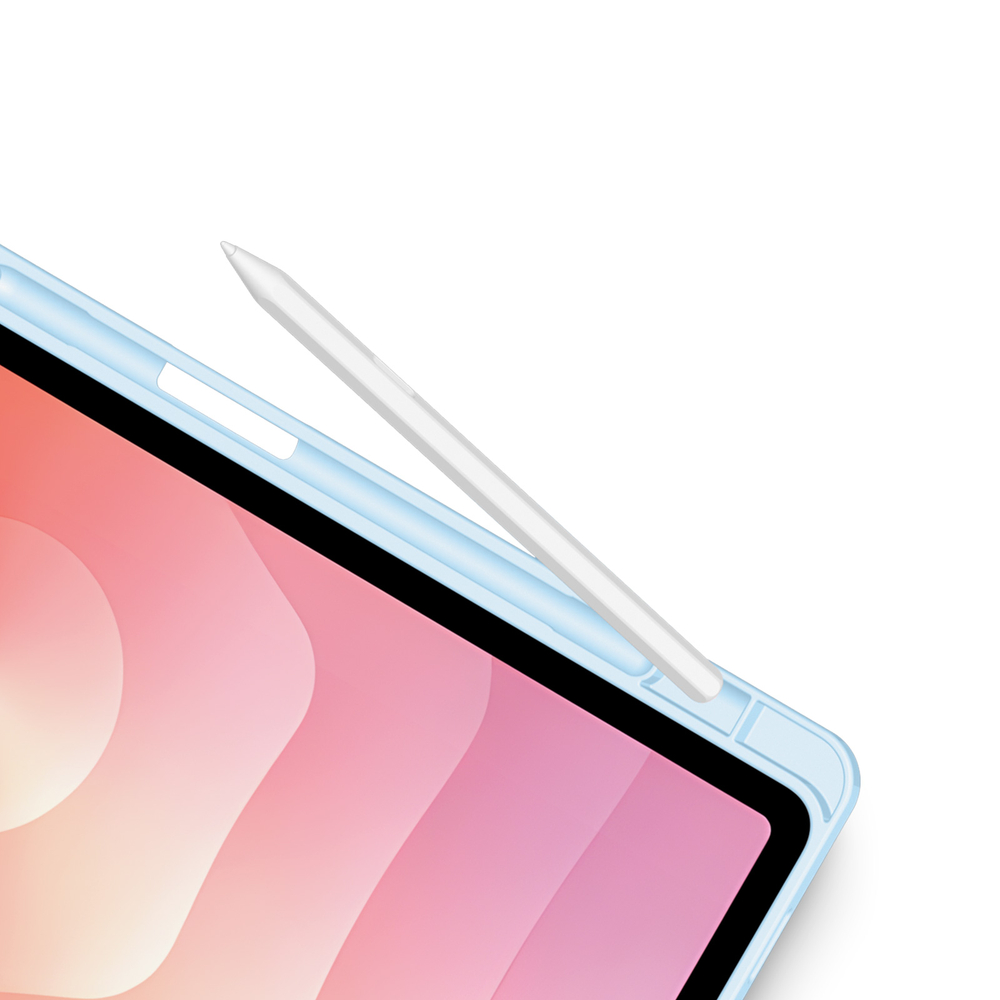 Чехол книжка синего цвета для планшета Samsung Galaxy Tab S11, серия Toby Series Case от Dux Ducis