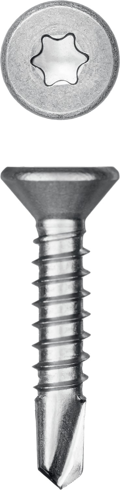 KRAFTOOL DS-C, 19 х 4.2 мм, А2, сверло, потайная головка, ТХ20, 450 шт, саморез нержавеющий (300932-42-019)