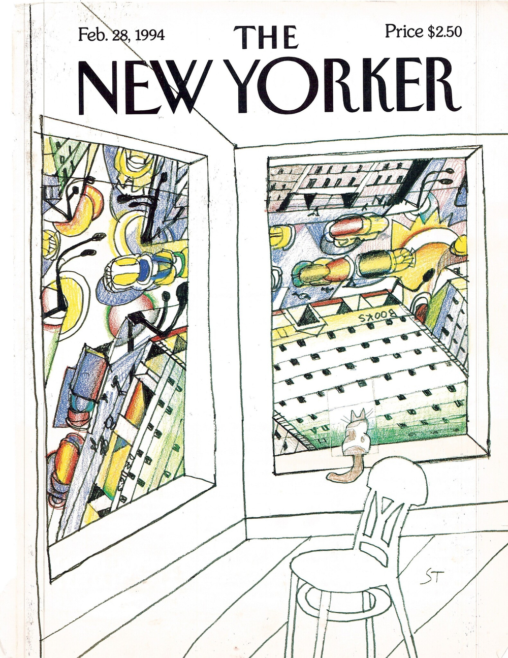 Журнал The New Yorker 28-02-1994, обложка