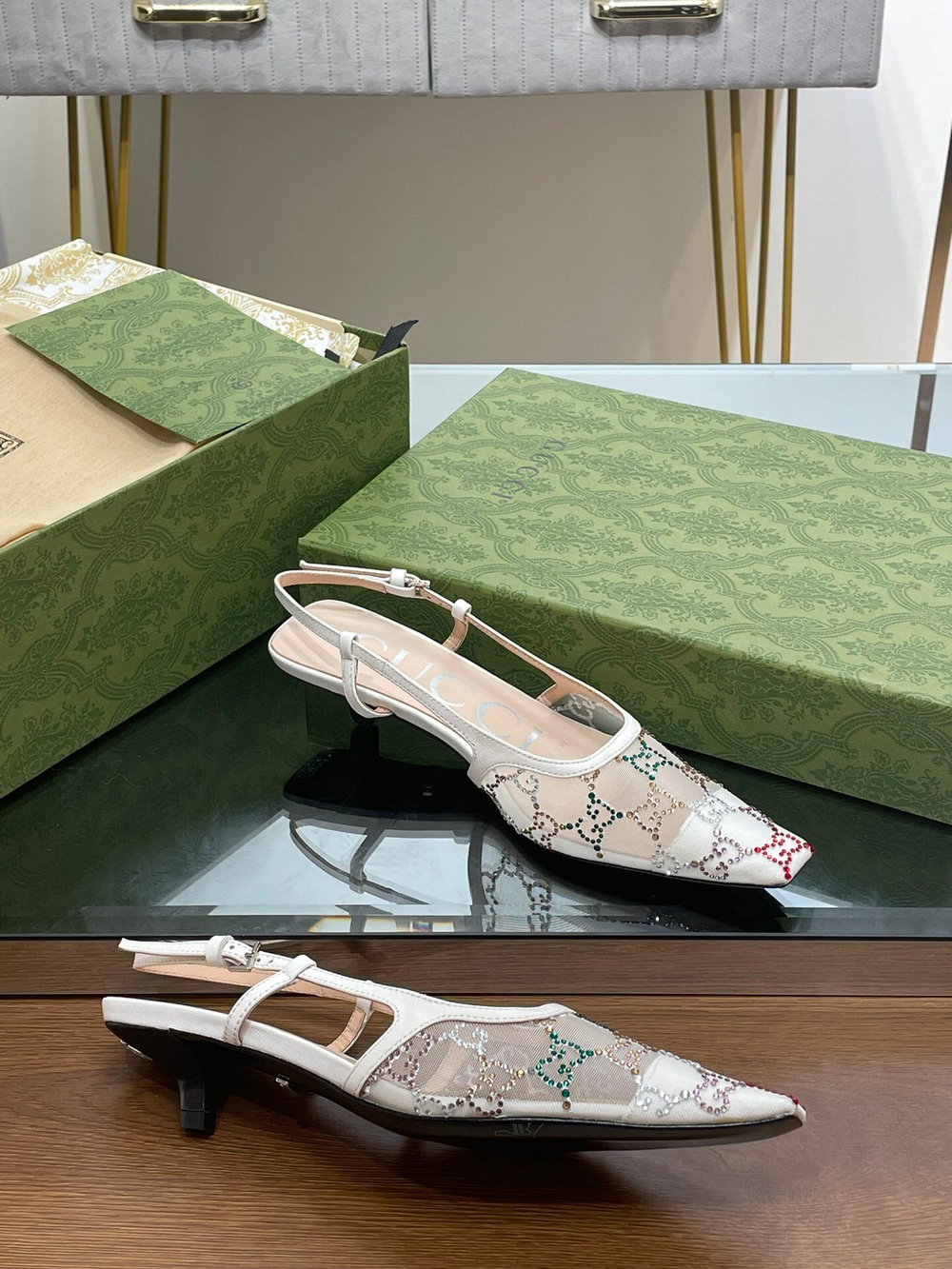 Gucci GG Slingback Pump 3.5 cm