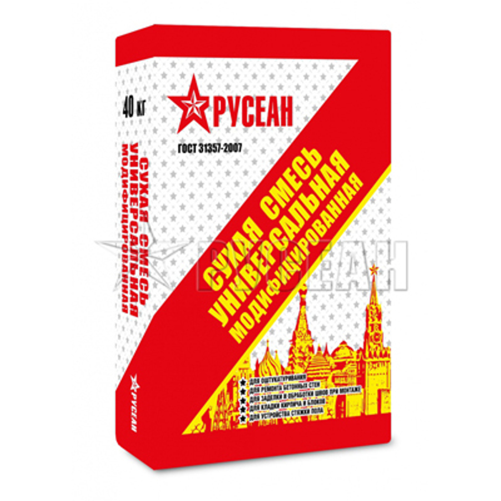 Смесь цементная Русеан М-150 универсальная модифицированная 40 кг