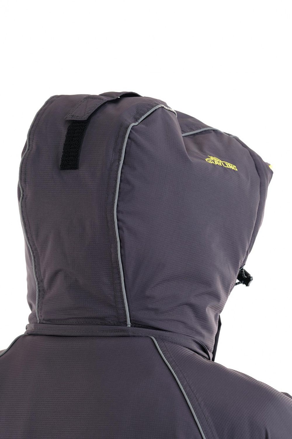 Зимний костюм для рыбалки Камчатка 2020 -45 (таслан, серо-желтый) GRAYLING