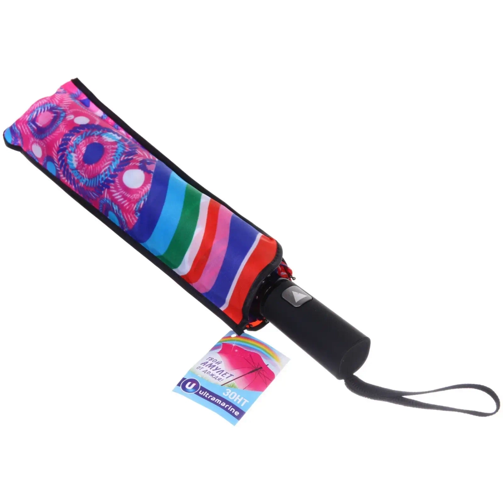 Зонт женский полуавтомат «Кланти», микс 6 цветов, 8 спиц, d-100см, длина в слож. виде 30см