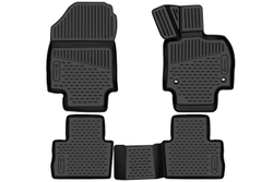 Коврики в салон для TOYOTA Harrier (IV), 2020-, правый руль, внедорожник, 4шт. (полиуретан) ELEMENT3DAN0439210K