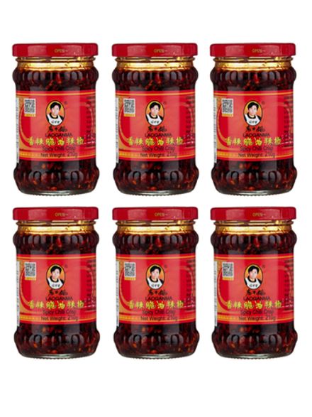 Соус Lao Gan Ma острый с хрустящим перцем чили, 210 г 6 шт