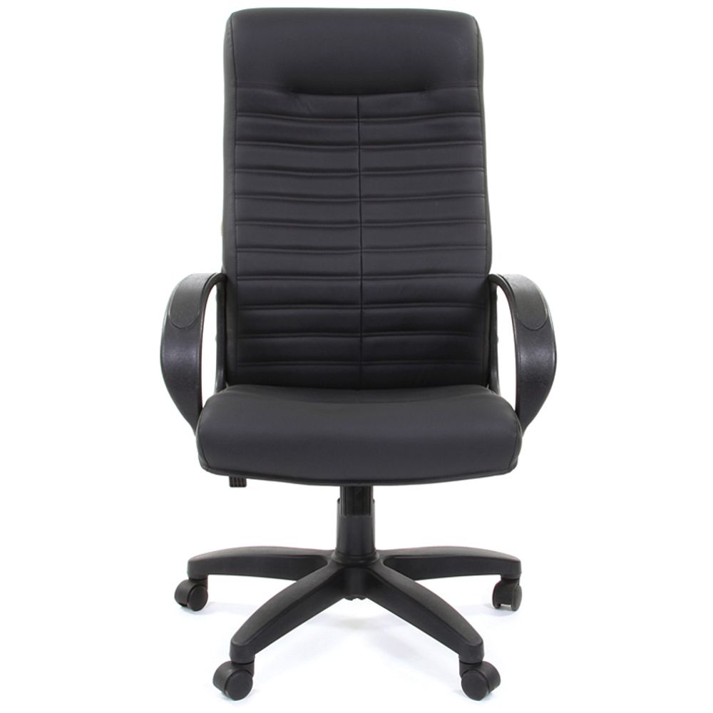 Кресло руководителя Chairman 480 LT, PL, экокожа черная, механизм качания