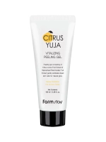 FARMSTAY - ПИЛИНГ - ГЕЛЬ ДЛЯ ЛИЦА С ЭКСТРАКТОМ ЮДЗУ CITRUS YUJA VITALIZING PEELING GEL, 100 МЛ
