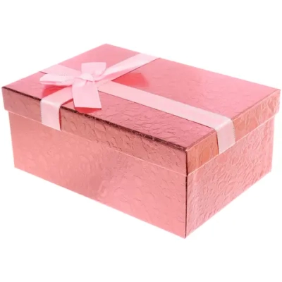 Коробка подарочная «Изысканность» 23*16*9.5 см, Розовый