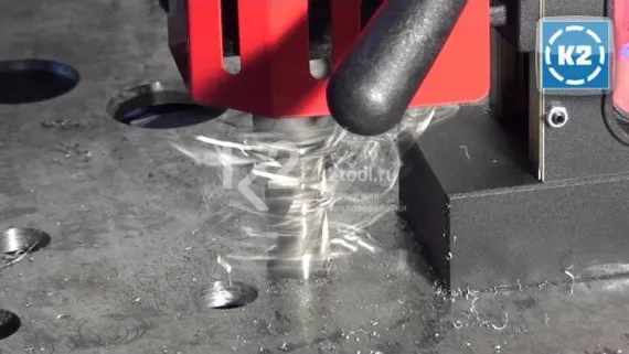 Корончатое сверло Karnasch 12х50 мм, SILVER-LINE, Weldon 19, арт. 20.1265-012